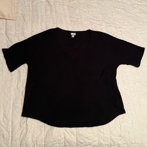 A new day super soft v neck black tee